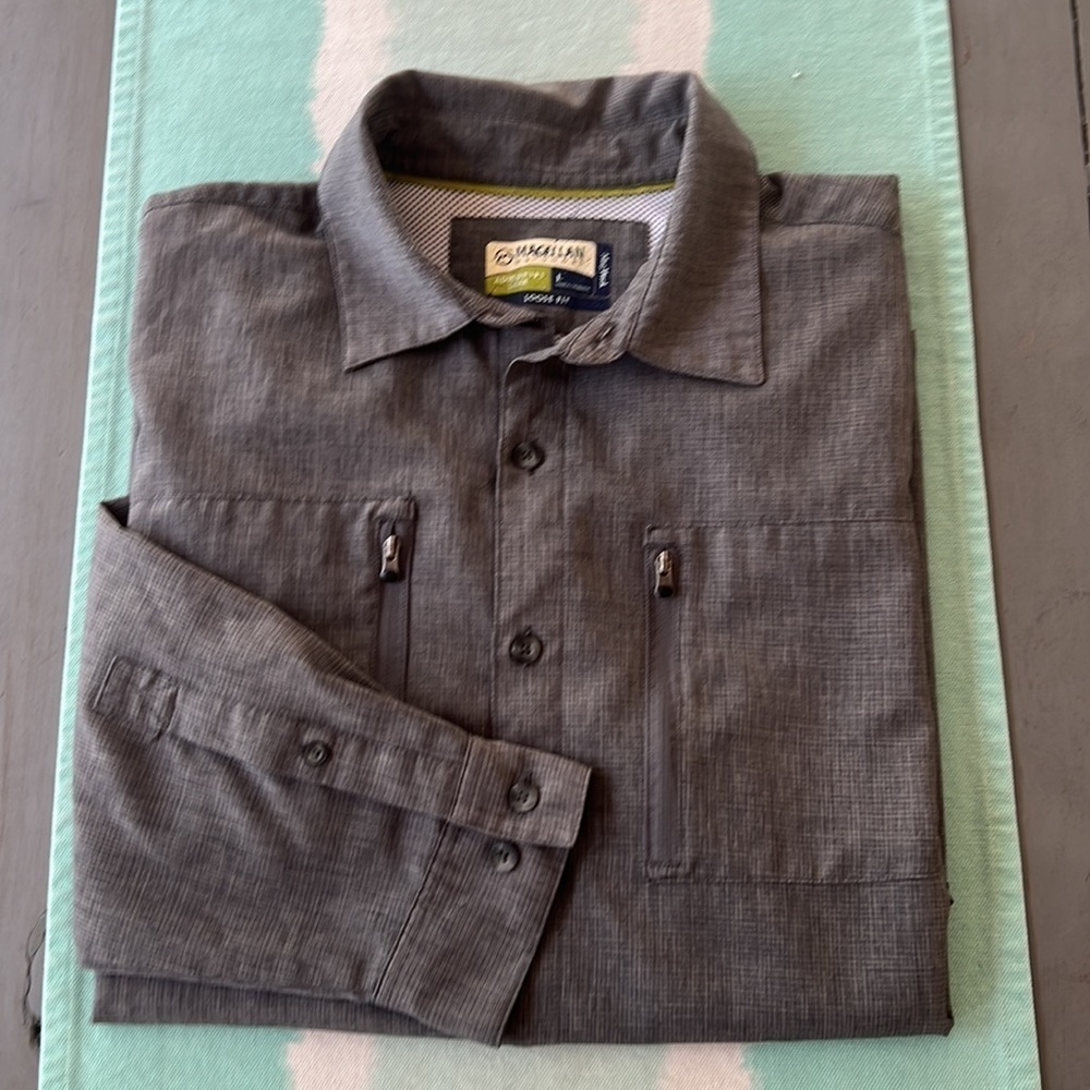 Magellan Adventure Gear Mag Wick Vented Button Down Shirt Large - Picture 2 of 12